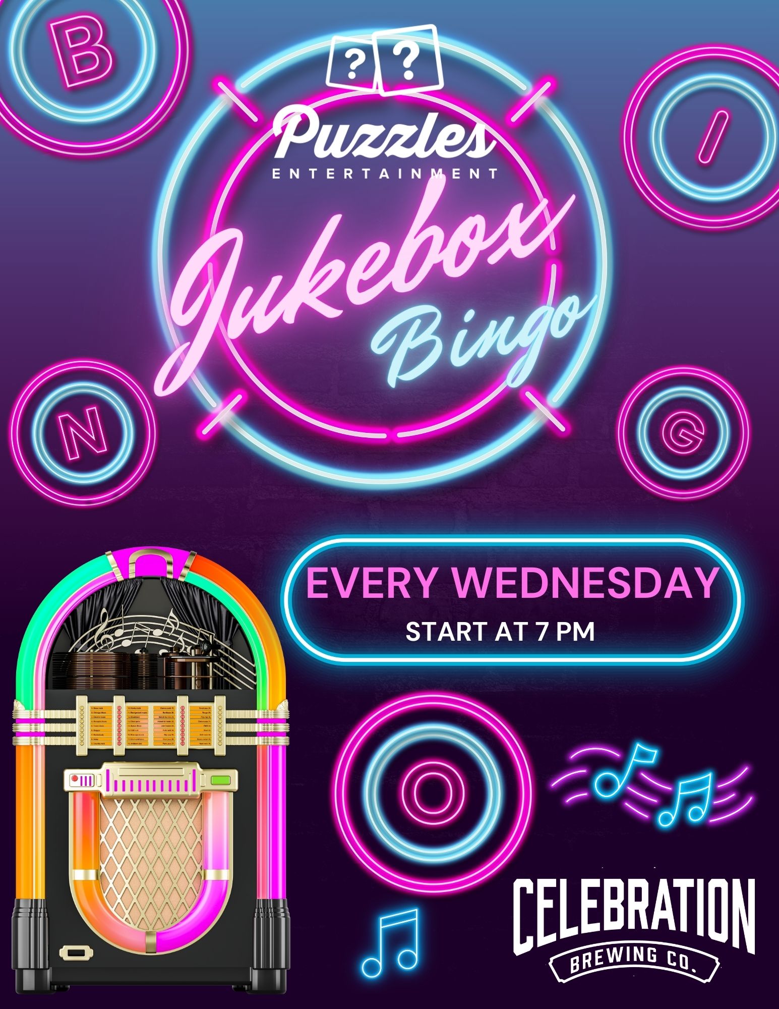 Image 1 of Event: Jukebox Bingo