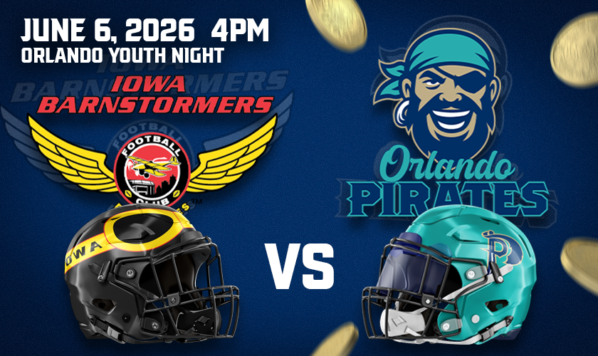 Image 1 of Event: Orlando Pirates vs. Iowa Barnstormers