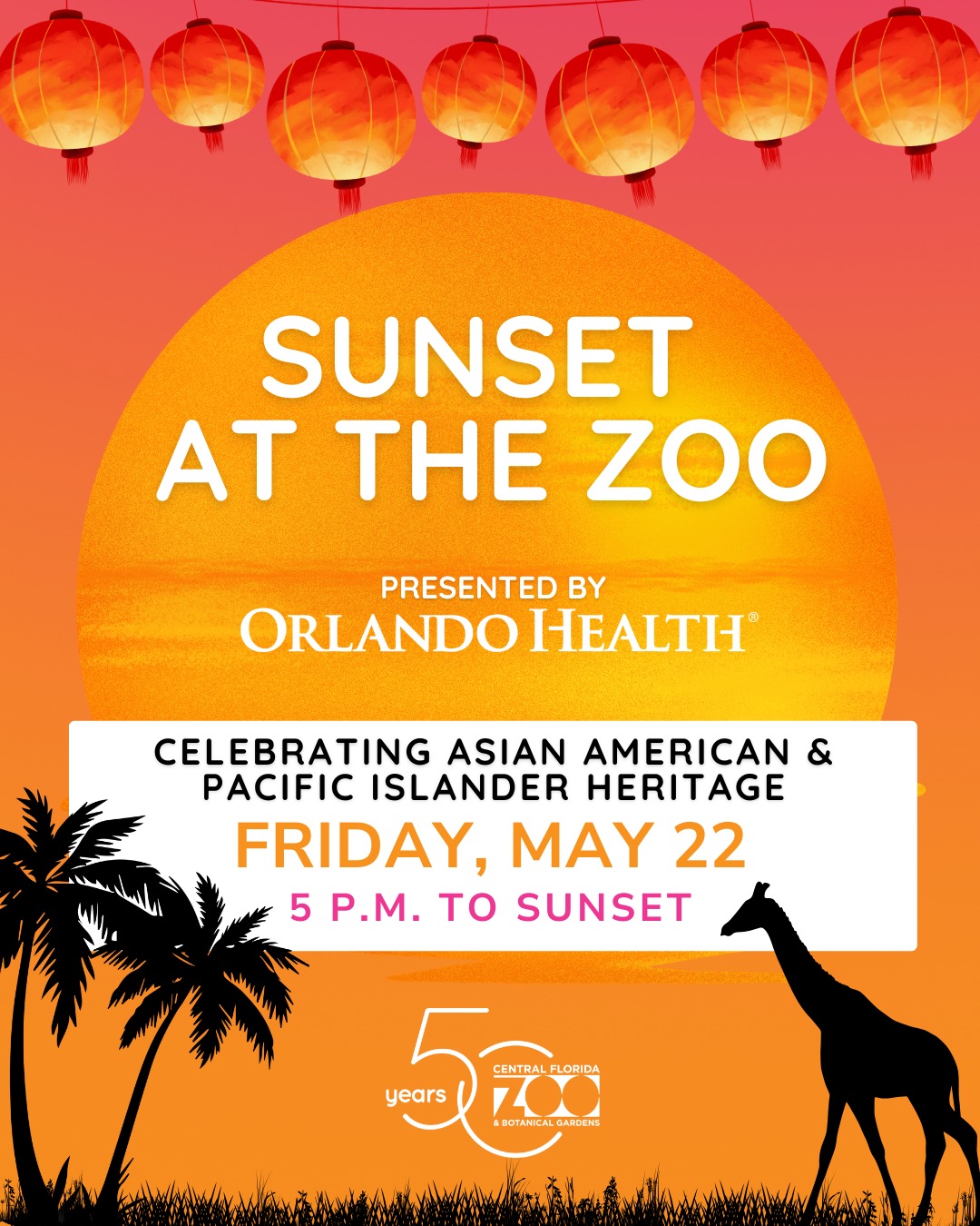 Image 1 of Event: Sunset at the Zoo – Celebrating Asian American & Pacific Islander Heritage