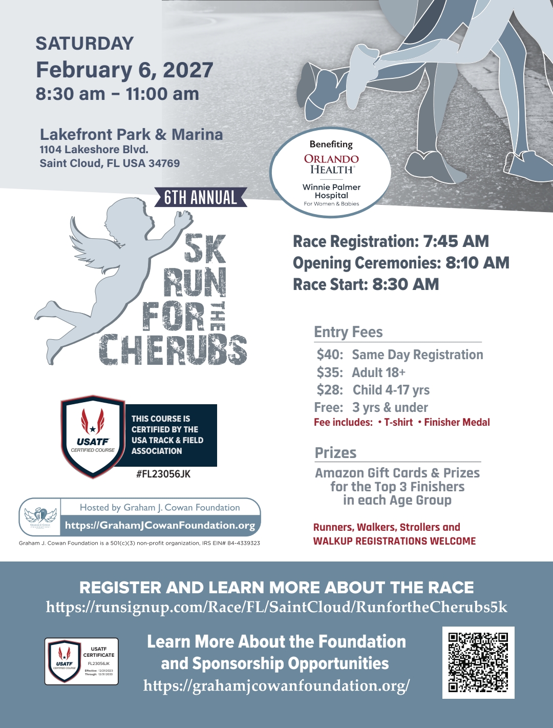 Image 1 of Event: Run for the Cherubs 5K benefiting Orlando Health Winnie Palmer Hospital for Women and Babies