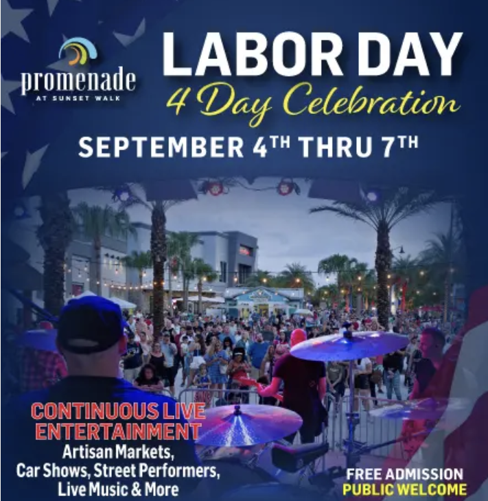 Image 1 of Event: Labor Day 4-Day Celebration at Promenade at Sunset Walk