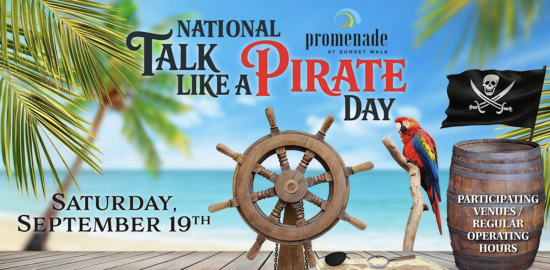 Image 1 of Event: Talk Like a Pirate Day at Promenade Sunset Walk