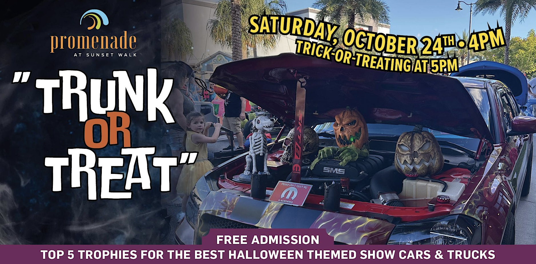 Image 1 of Event: Trunk or Treat Car & Truck Show at Promenade at Sunset Walk