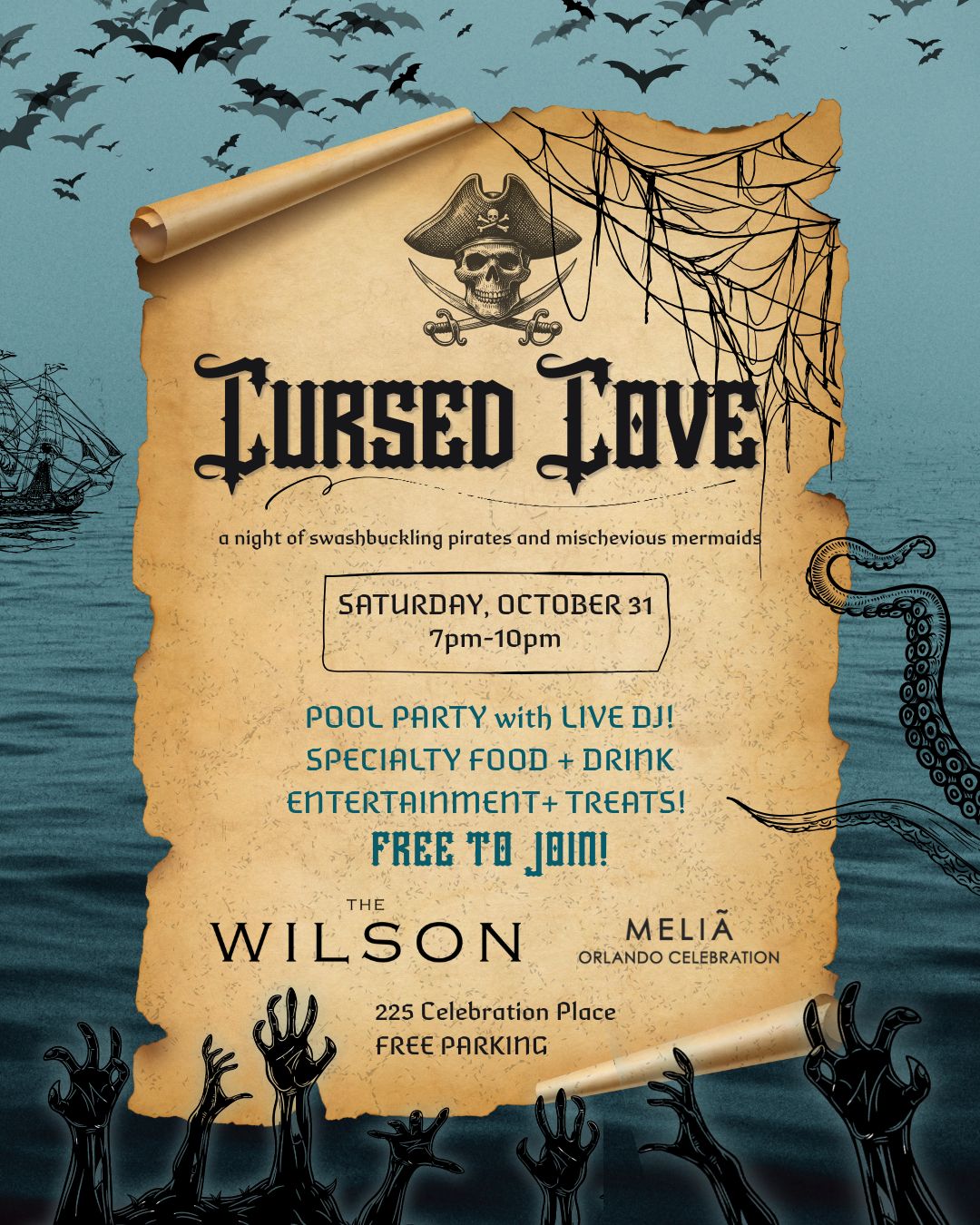 Image 1 of Event: CURSED COVE PARTY - HALLOWEEN AT MELIA ORLANDO