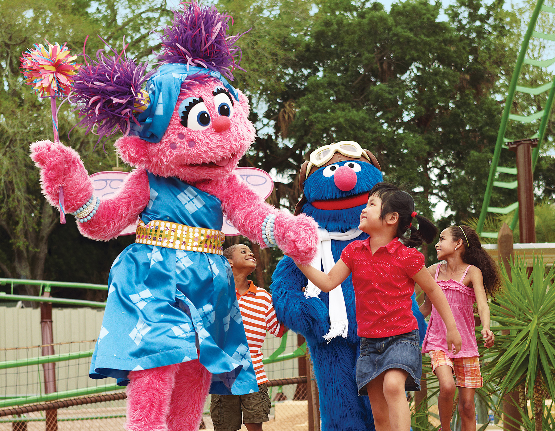 Abby, Grover, and Kids