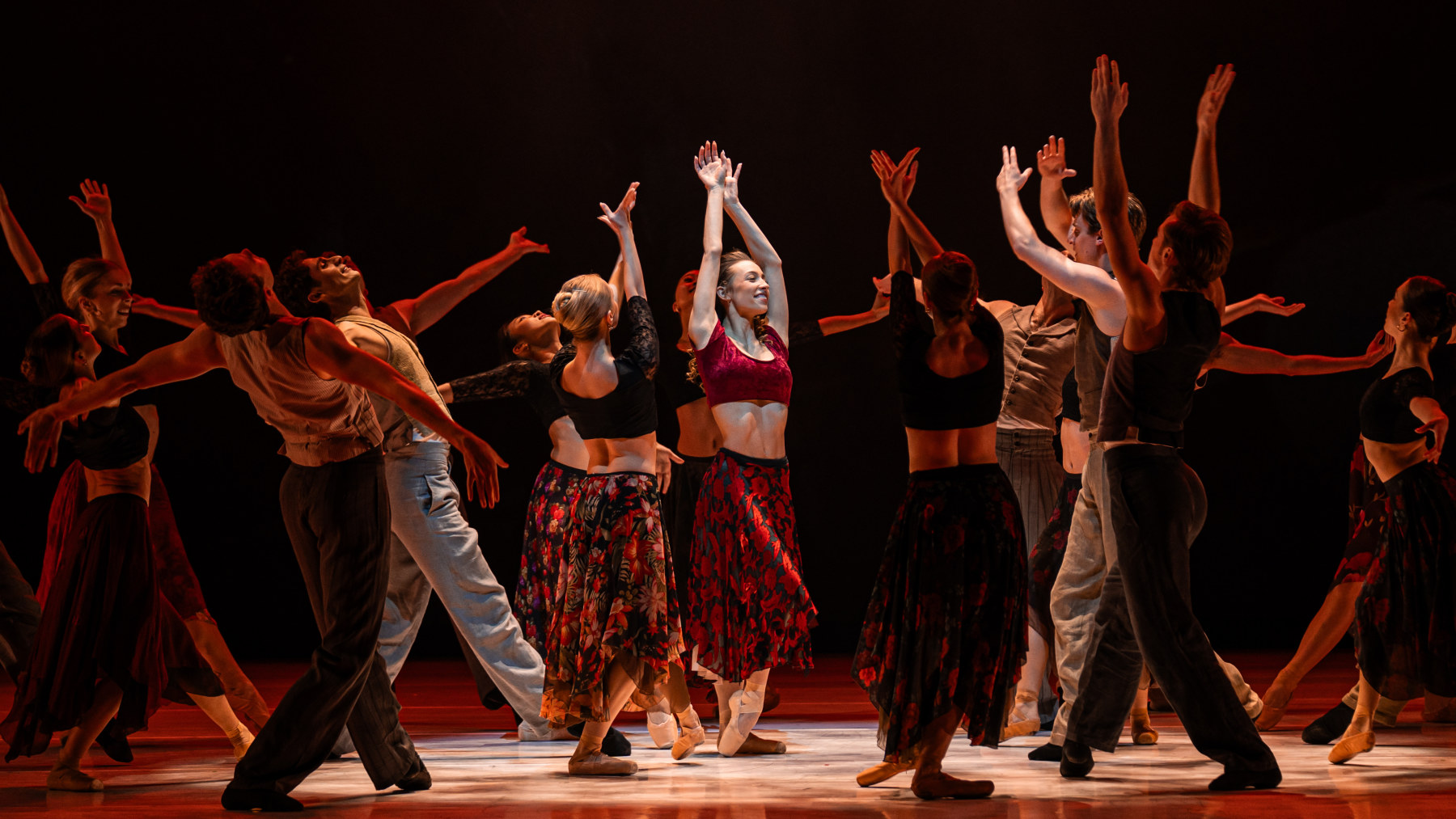 Ellie Iannotti and dancers of the Orlando Ballet in Tindal Kenny's Carmen