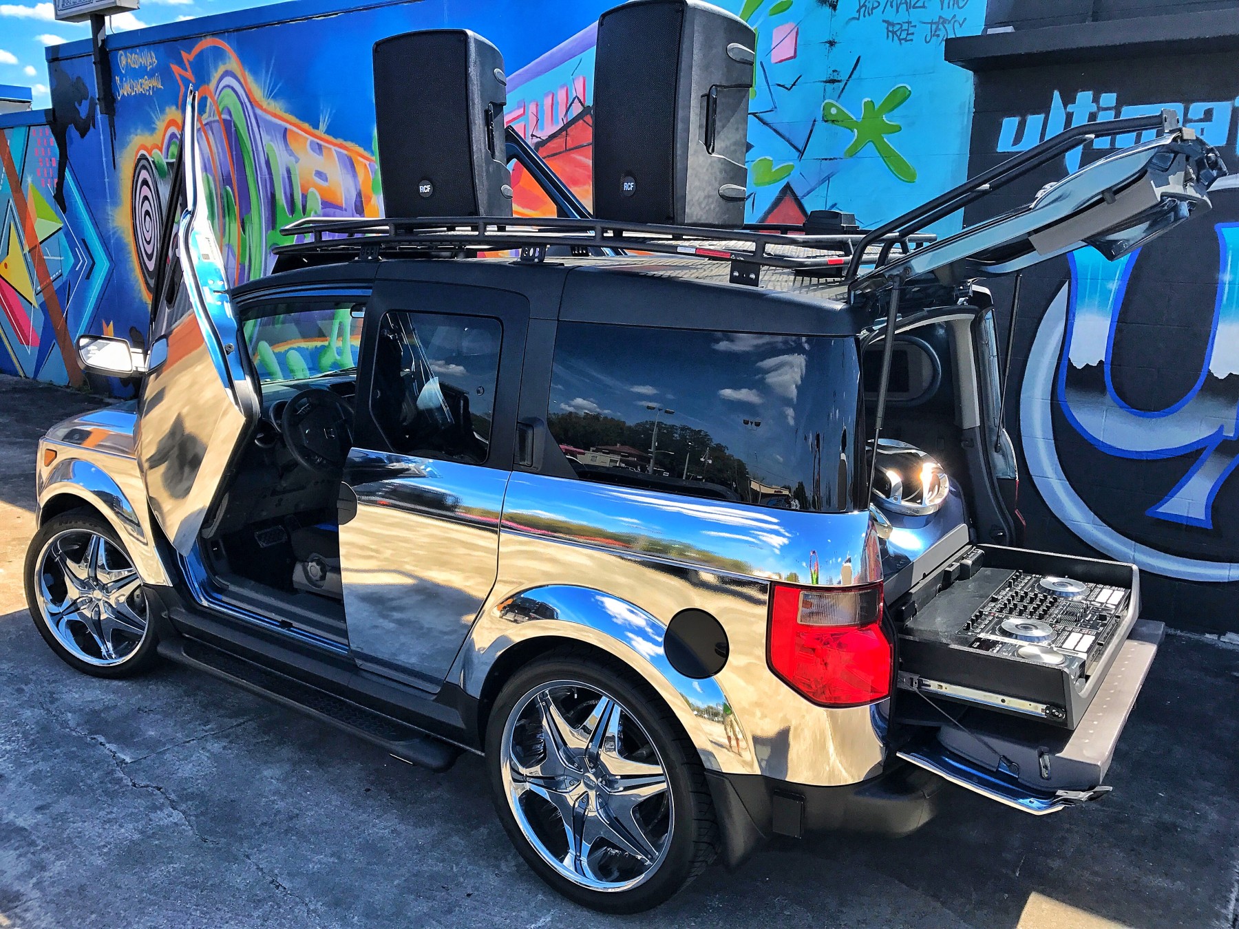 Mobile DJ Entertainment Vehicle