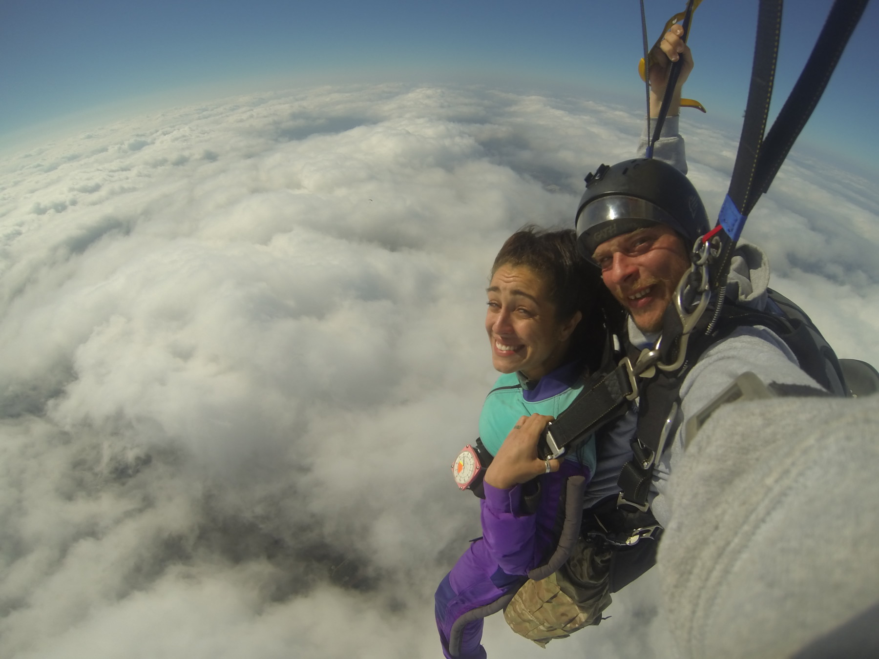 What a view under a parachute over Z-Hills