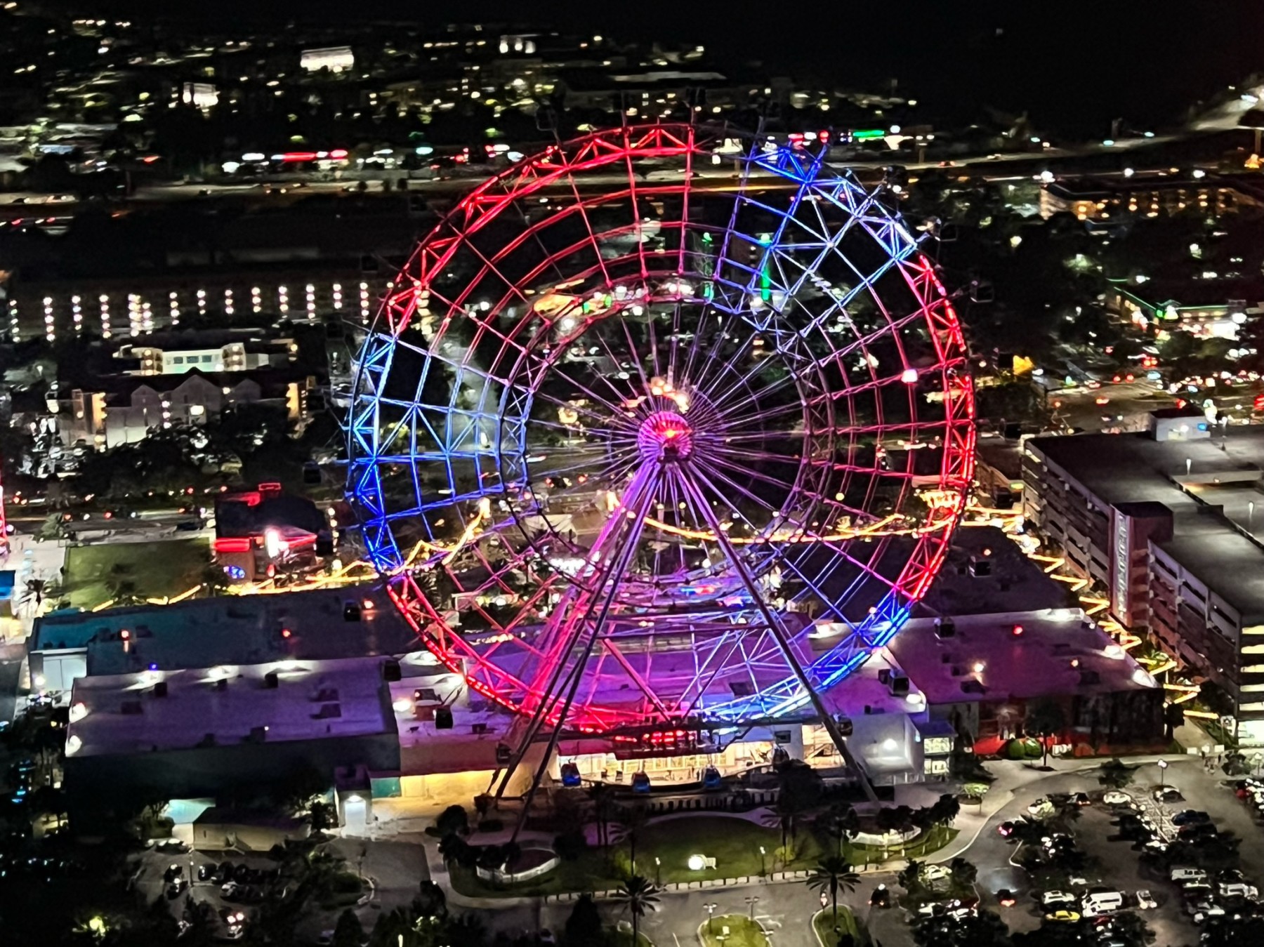 Orlando Eye at Night