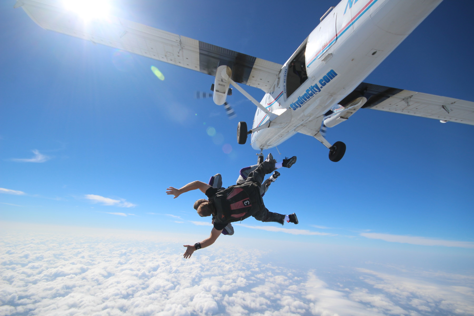 Tandem Skydive Exit