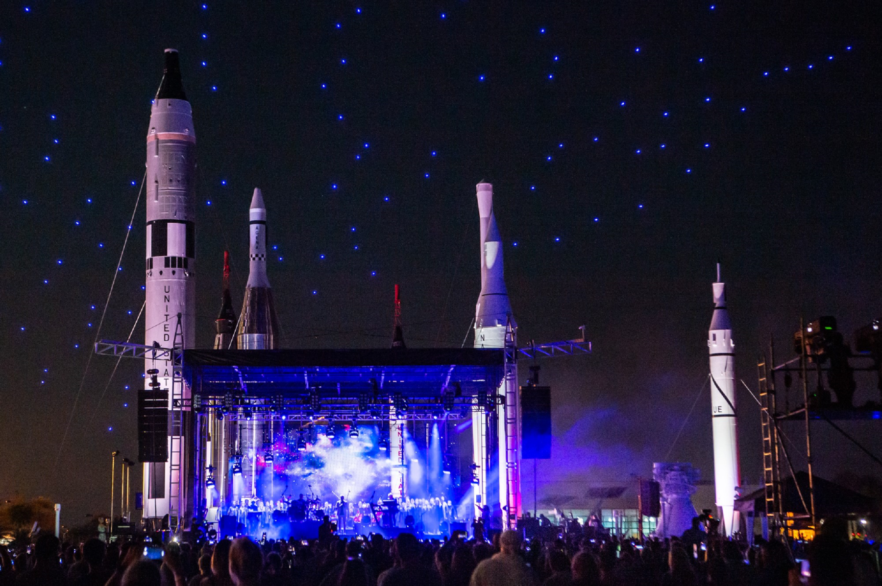 NASA Apollo 50th Kennedy Space Center Rocket Garden