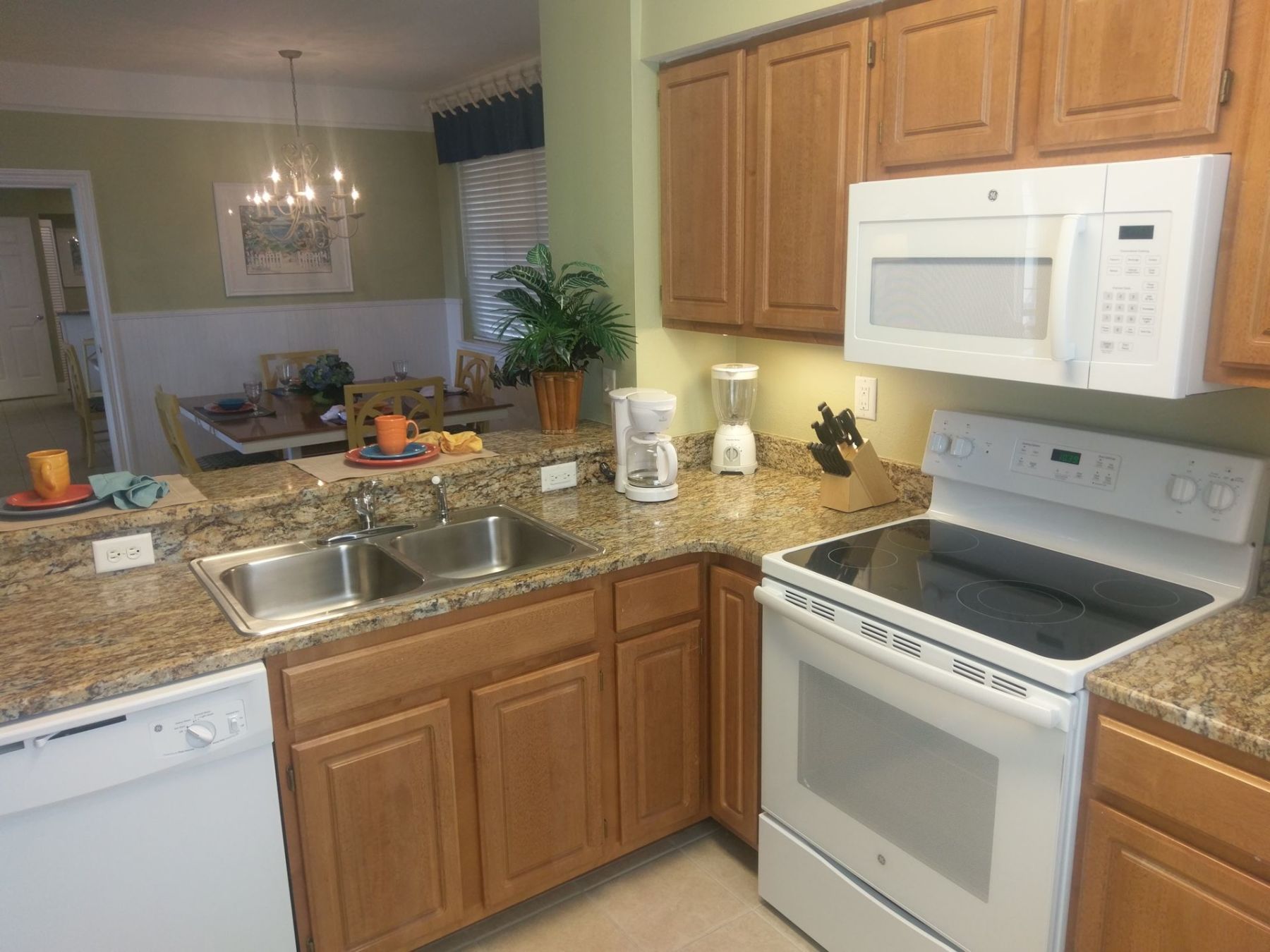 Kitchens in the Vacation Villas at Calypso Cay Resort
