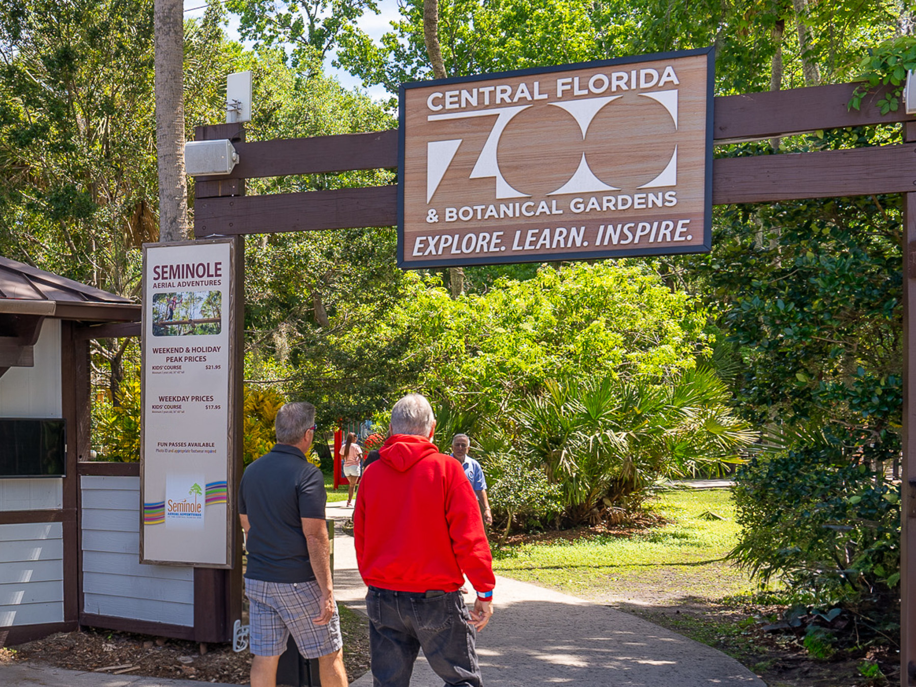 Zoo entrance