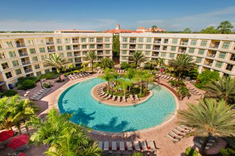 Aerial view of a pool at Melia Orlando Celebration