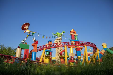 Slinky Dog Dash kid's ride at Disney's Hollywood Studios