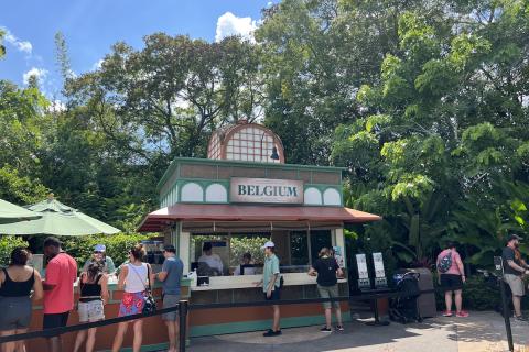 Belgium Booth at EPCOT Food & Wine Festival