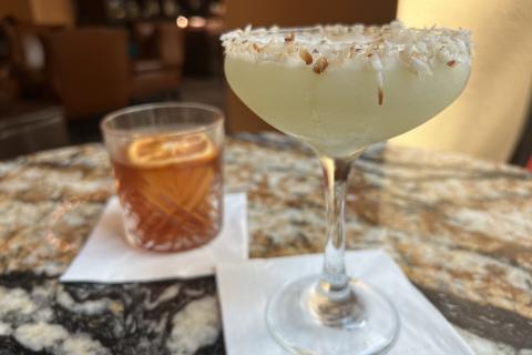 Cocktails at Socio at Gaylord Palms Resort.