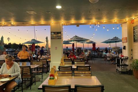 Covered indoor/outdoor restaurant space in St. Cloud, Florida