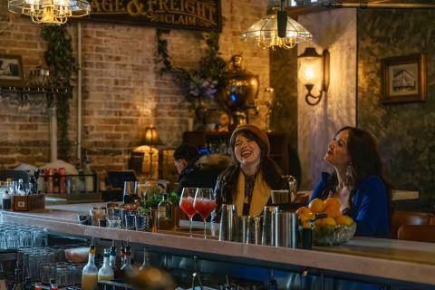 Keiko Lynn and Jen Bonner at Mathers Social Gathering