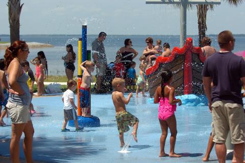 Splash pad in St. Cloud.