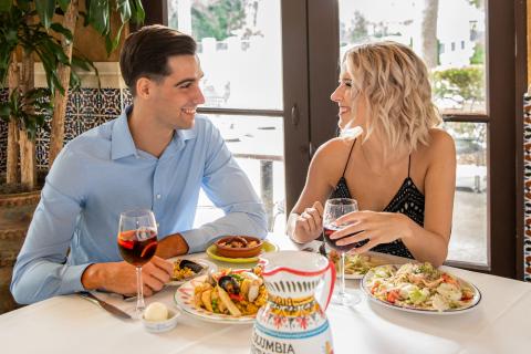 Dine on Spanish/Cuban cuisine 