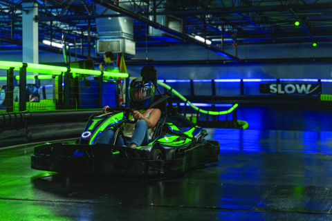 Jen Bonner at Andretti Indoor Karting
