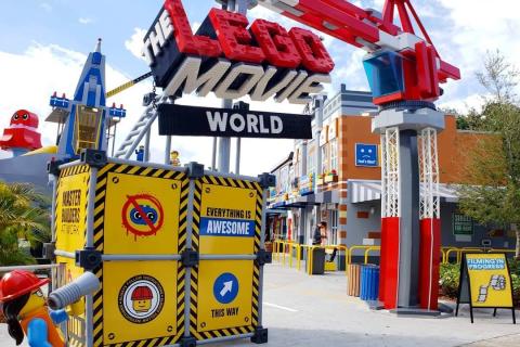 Entrance to LEGO Movie World