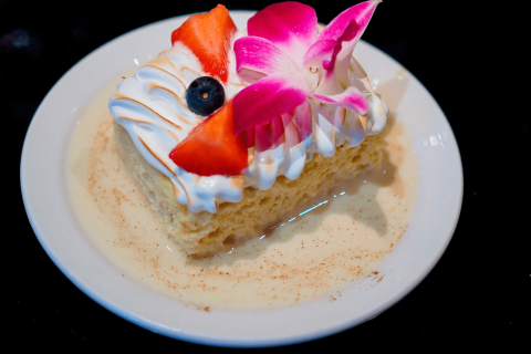Tres Leches cake at Estefan Kitchen, Kissimmee, Florida