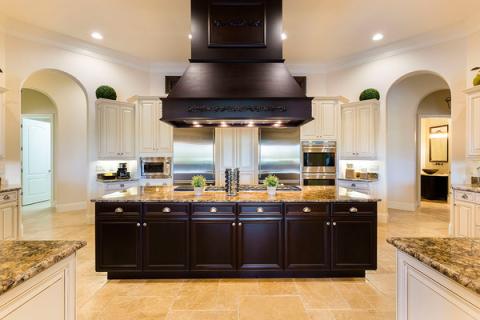 A beautiful vacation home kitchen 