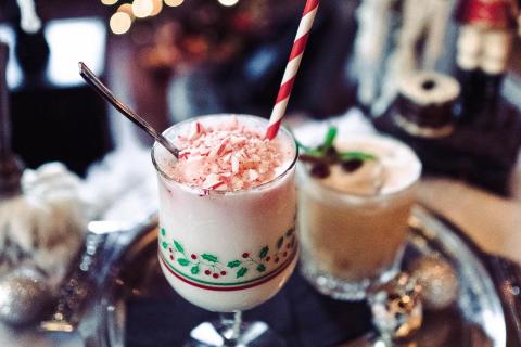 The Christmas in Aspen drink from Mathers Social Club
