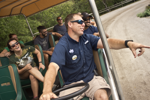 People riding the Stompin’ Gator Off-Road Adventure