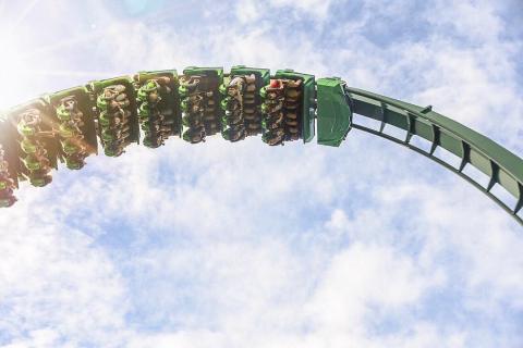 The Incredible HulkCoaster at Universal Studios Orlando.