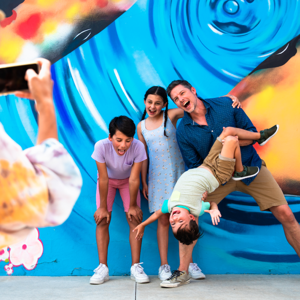 Family in Downtown Kissimmee