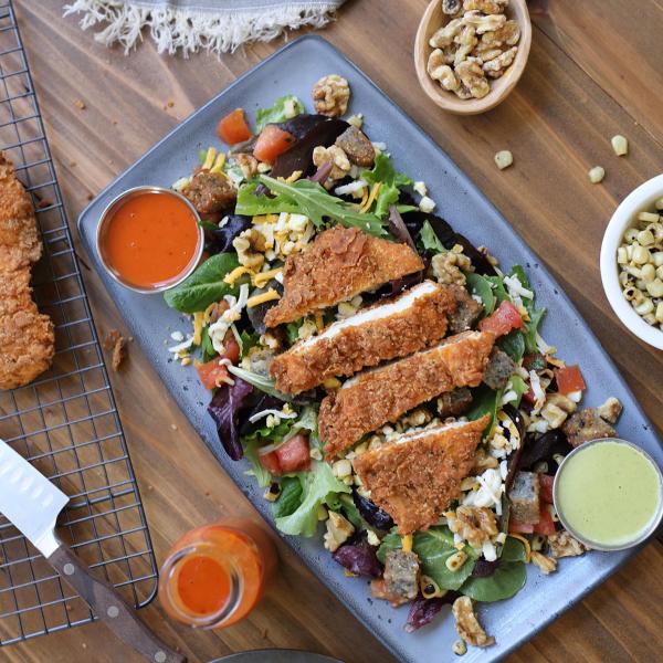 Lazy Dog fried chicken salad.