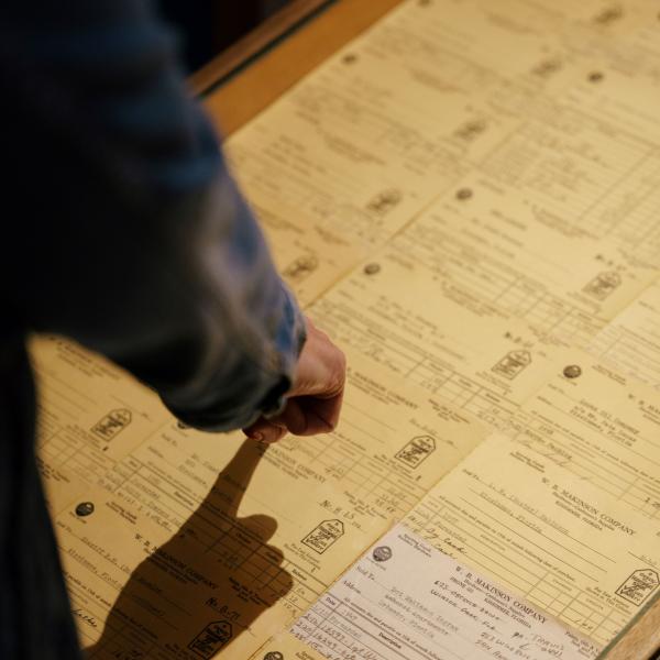 Original receipts from Makinson Hardware.