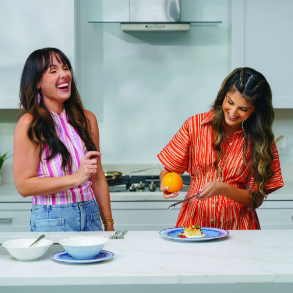 Jen Bonner and Maryam Ishtiaq in a Vacation Home Cooking