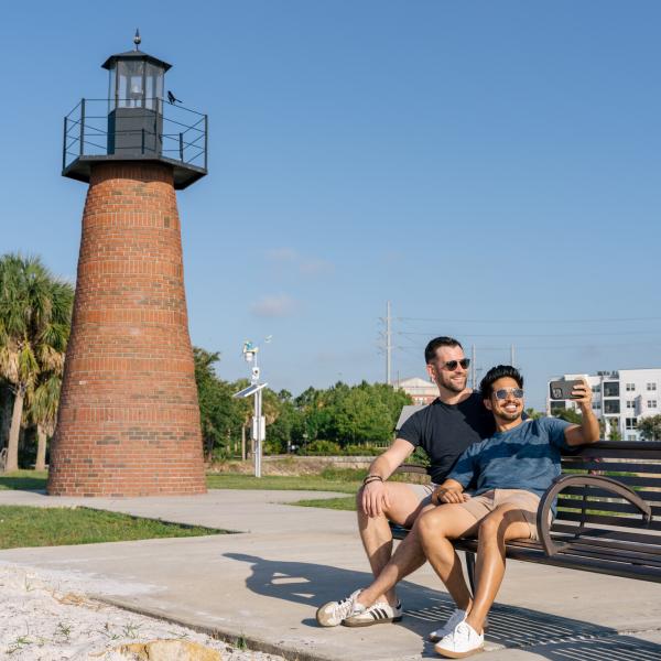 Kissimmee Lakefront Park LGBTQ Couple
