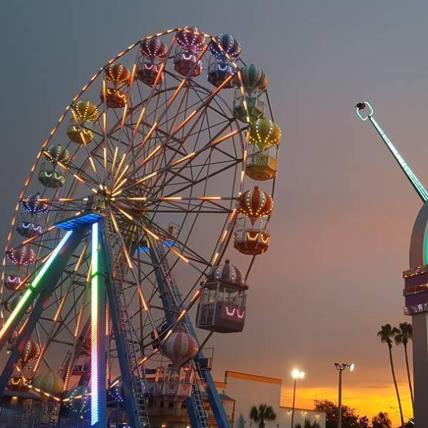 A ferris wheel at Old Town Kissimmee.