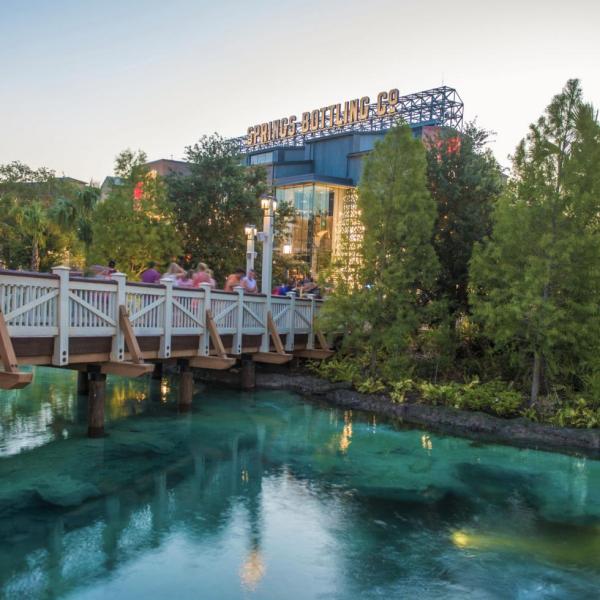 Exterior shot of The Landing at Disney Springs