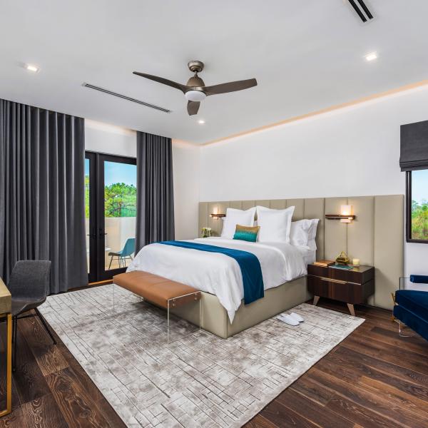 Bedroom decor of vacation homes