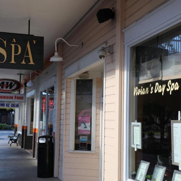 Storefront View of Vivian's Day Spa