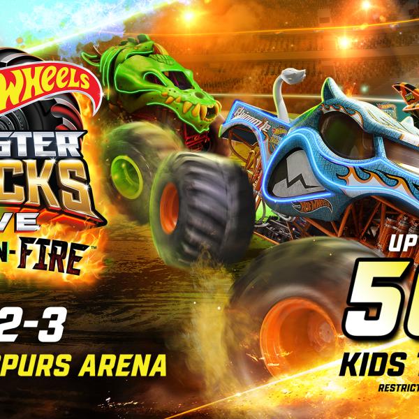 Image 1 of Event: Hot Wheels Monster Trucks Live Glow-N-Fire